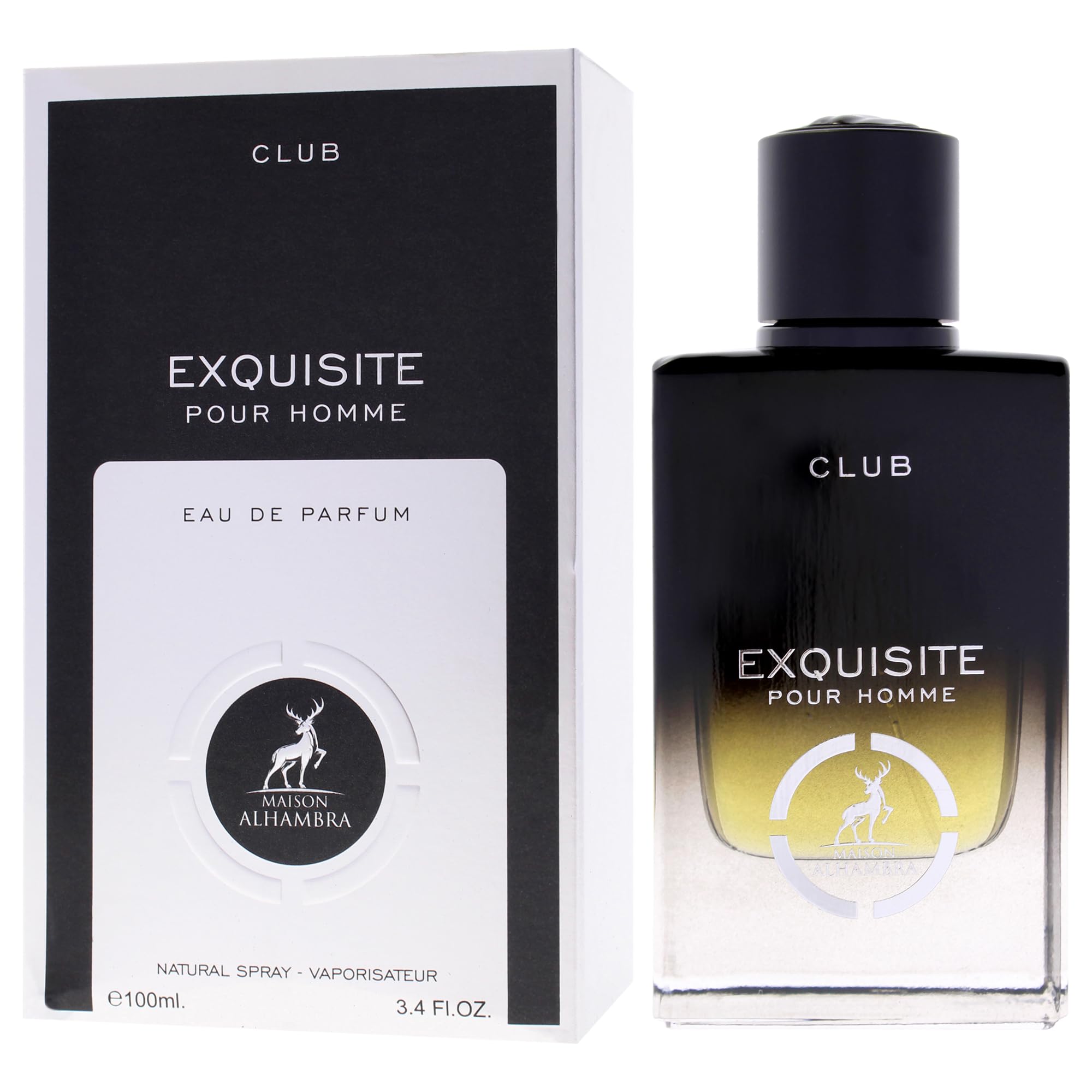 香水(男性用) Maison Alhambra Club Exquisite Amazon.com : Club Exquisite by Maison Alhambra for Men - 3.4 oz
