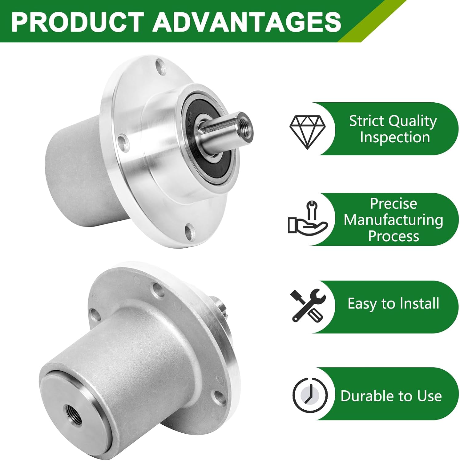 037-2000-00 037-2050-00 Spindle Assembly - Fits Bad Boy 42" 48" 54" Deck, Bad Boy MZ 42”, MZ Magnum 48", MZ Magnum 54" Zero Turn Mower (3-Pack)