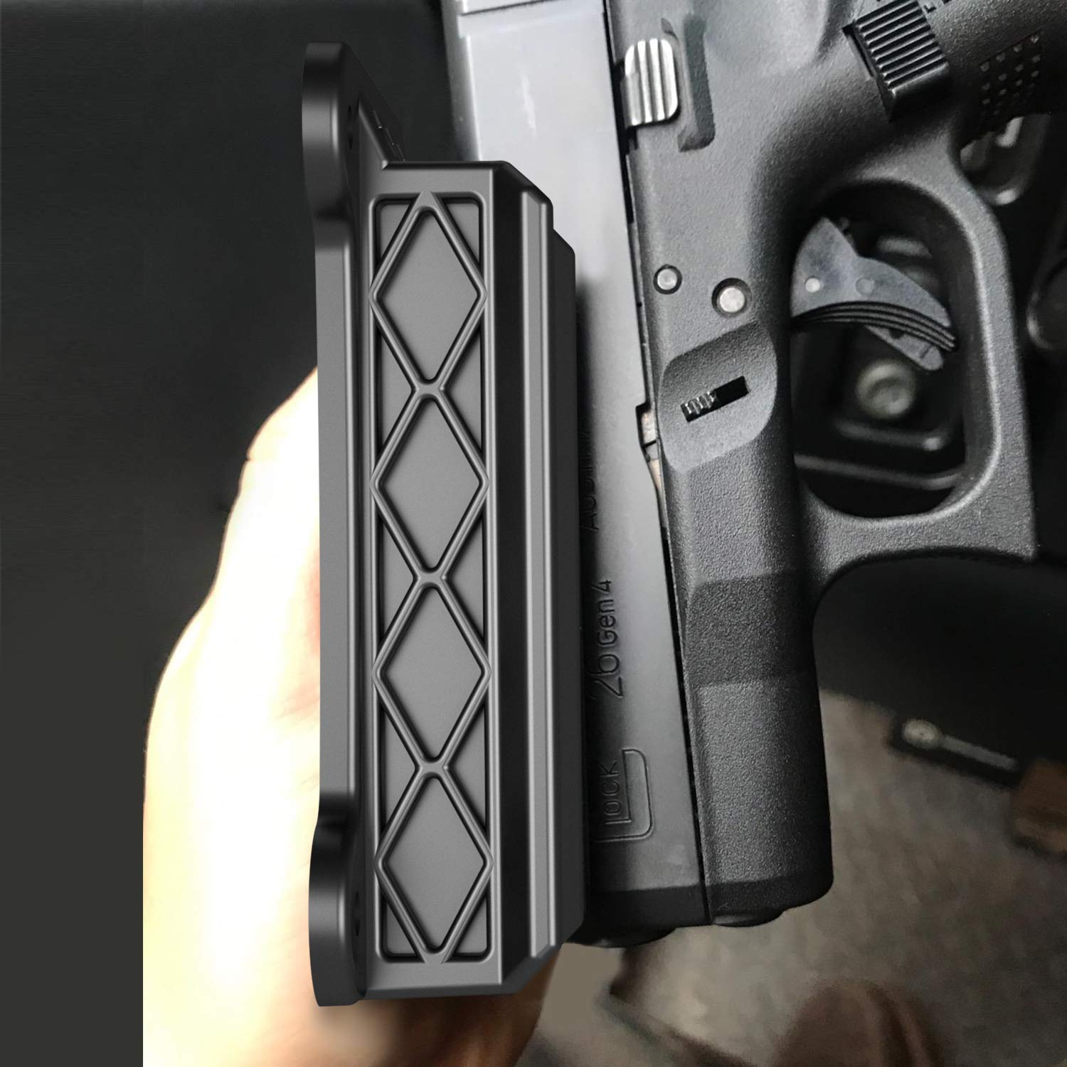 Handgun Mount/Holster Concealed Tactical Firearm & Gun Holder for Truck