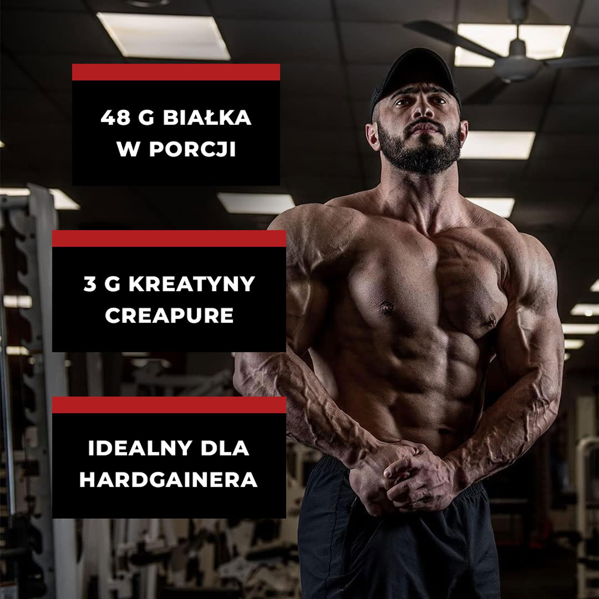 Weider Mega Mass 4000 3 kg - Legendarny Gainer z Węglowodanami, Białkiem, Monohydratem Kreatyny Creapure, Witaminami i Minerałami, Smak Czekoladowy