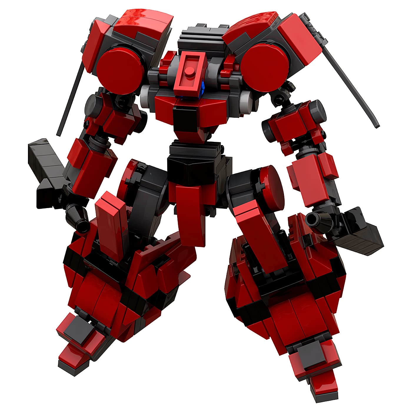 Original Series Fire Knife MOC Frame Mech Building Blocks Robot 340 Parts