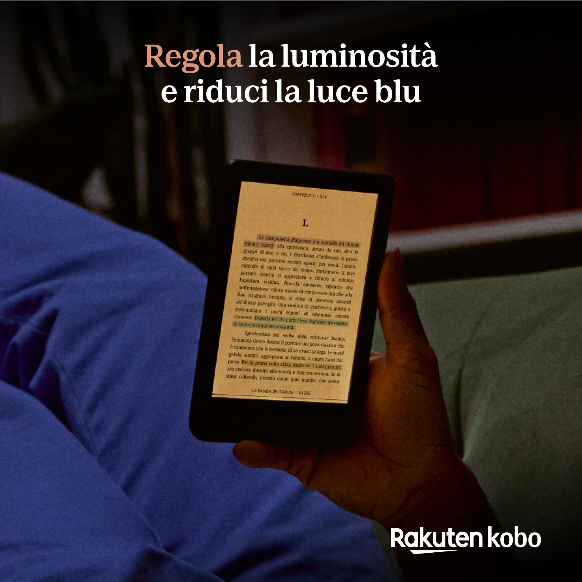 Kobo Clara Colour | eReader | Display antiriflesso a colori E Ink Kaleido™ 3 da 6” | Modalità Scura| I Audiolibri | Impermeabile (Bianco)