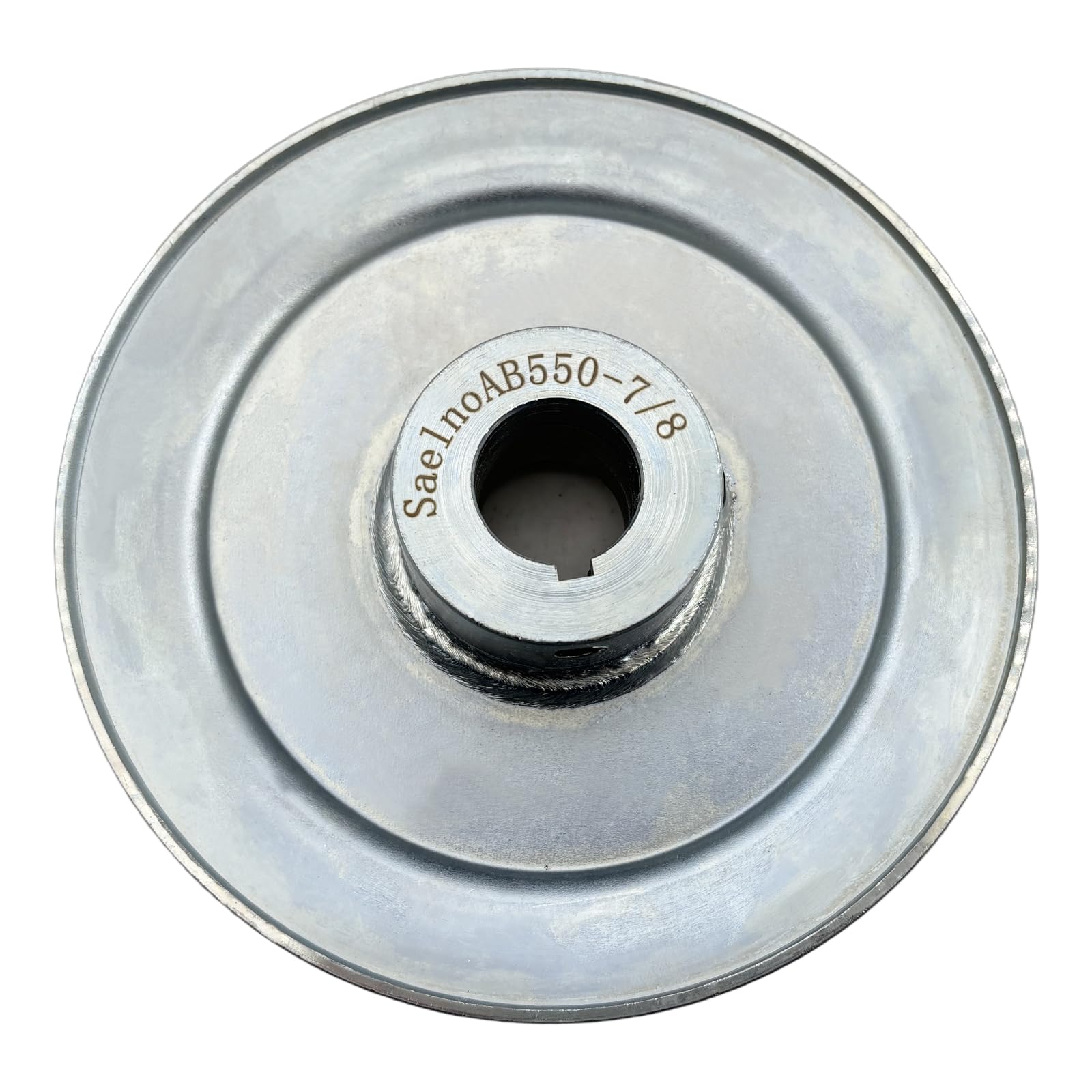 AB550-7/8 Single Groove Web Sheaves, v Belt Pulley 5.5" OD 7/8" bore,Motor Pulley Carbon Steel for A B 5L 4L V-Belts — Amazon image 5