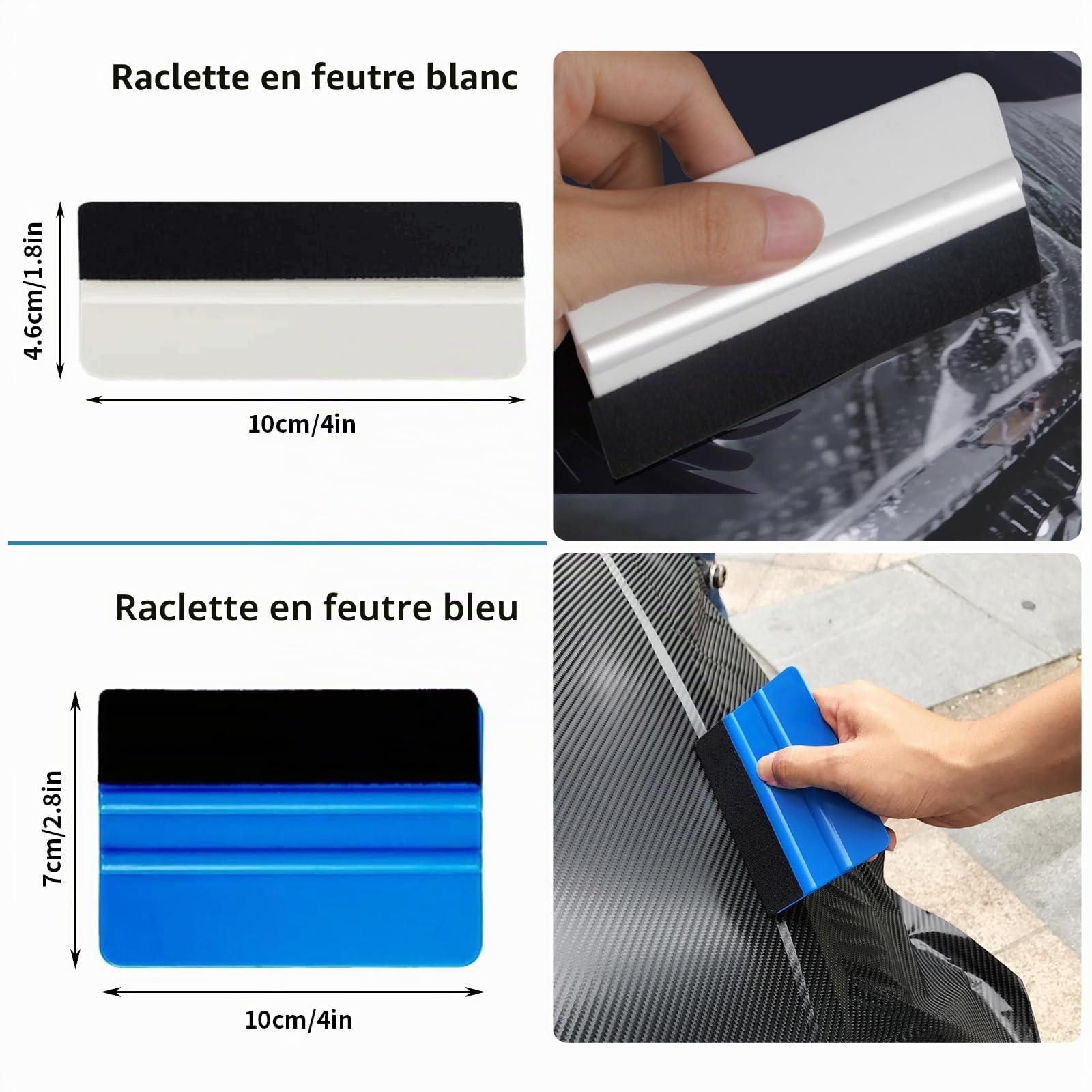 Film teinté pour vitre de voiture - Kit d'outils - Pour film teinté de voiture, film teinté de fenêtre - Installation