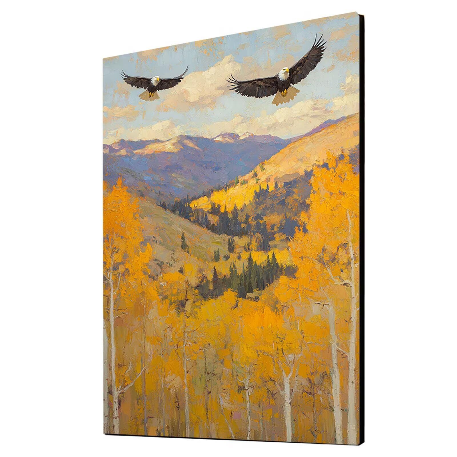 Malowanie orłem numer drzewa dla dorosłych obraz dziecko 110 x 80 cm, aktywność ręczna dla dorosłych malowanie według numerów wodoodporna przejrzystość kolor płótno 36 kolorów akrylowa farba i pędzel
