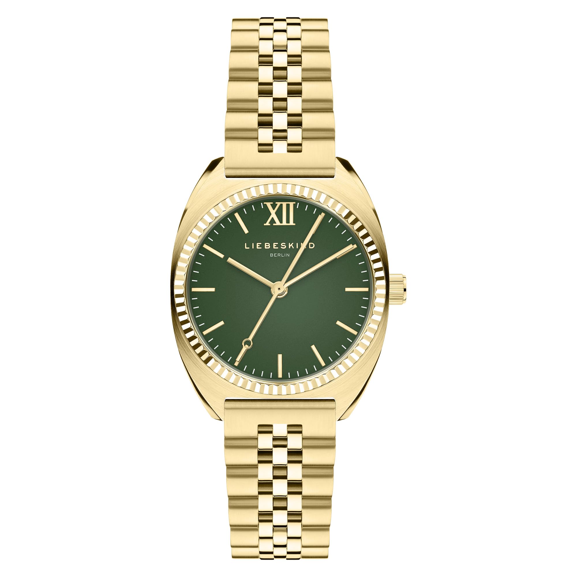 Liebeskind Berlin LT-0437-MQ IP Watch, Gold Green, Minimal