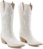 Botas vaqueras de media caña para mujer, punta cerrada 1