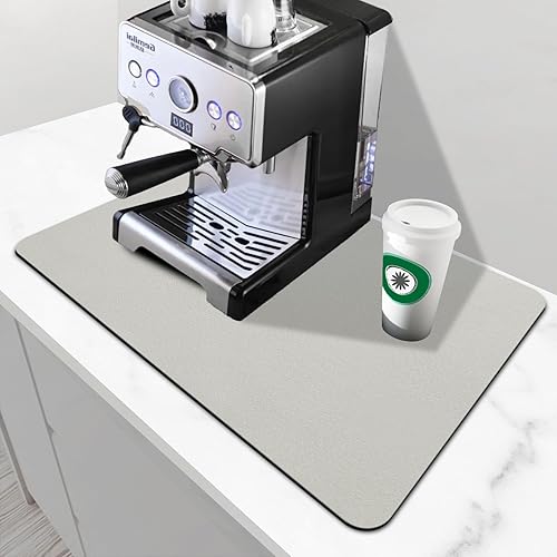 Tapete de café absorbente para encimera de cocina, tapete absorbente para encimera de cocina, tapete de secado de platos, accesorios de barra de
