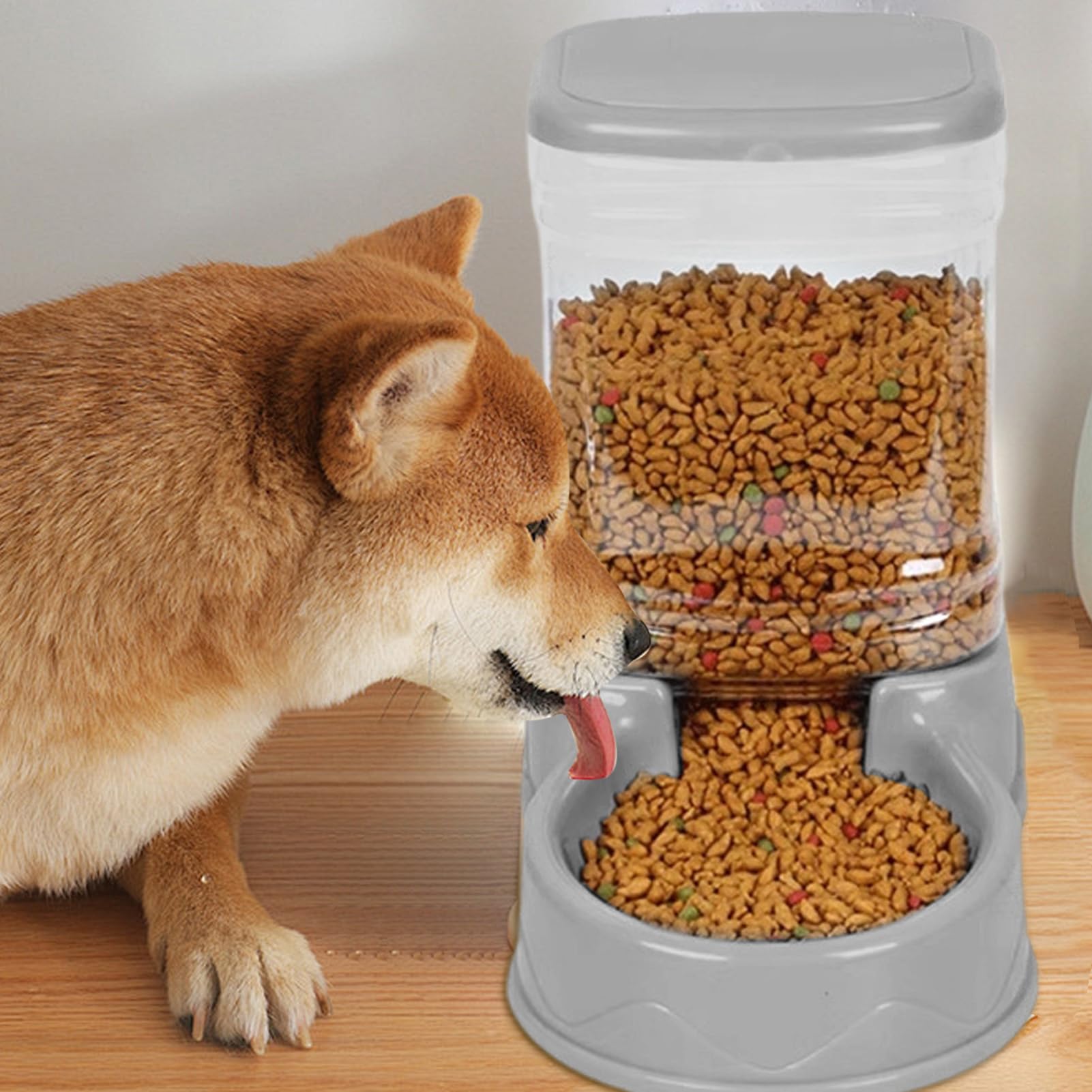 automático para gatos, dispensador de alimentos de gran capacidad | accesorio automático de agua para perros y gatos, herramienta de categoría de cuidado de mascotas, para gatos pequeños y