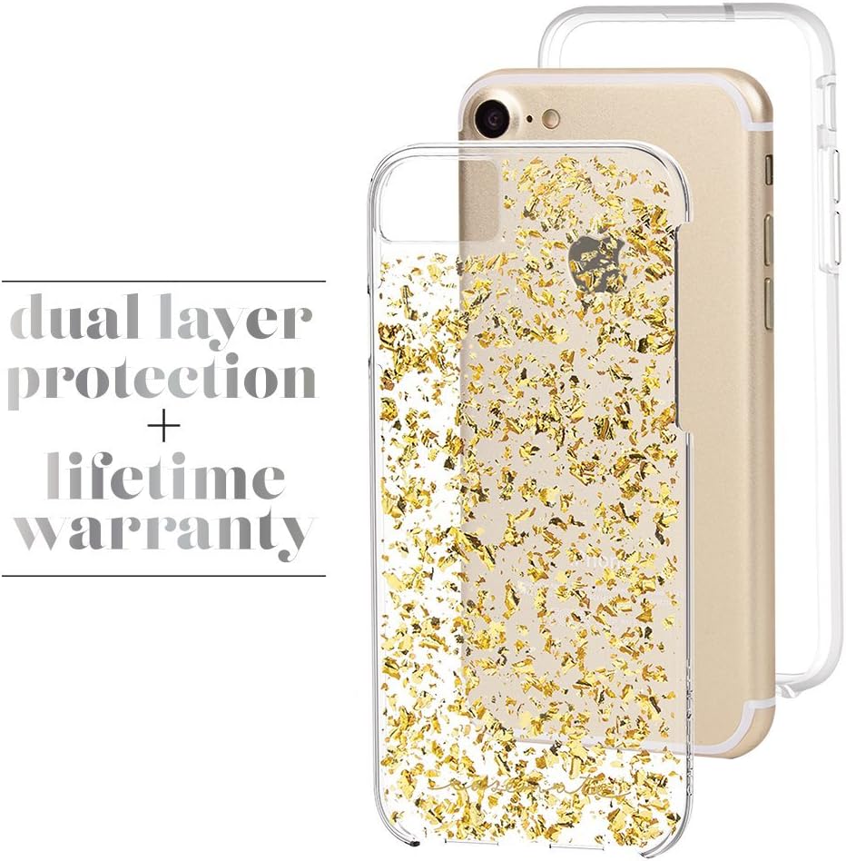 Hottest Sale Case-Mate iPhone 8 Case - KARAT - 24k Gold Elements - Slim Protective Design for Apple iPhone 8 - Gold