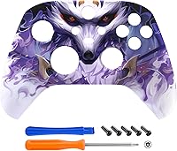 Vista 3 de eXtremeRate Custom Shell for Xbox Series X & S Controller - Revitalize Your Controller - Nine-Tailed Fox Replacement Cover Front Housing Cover for