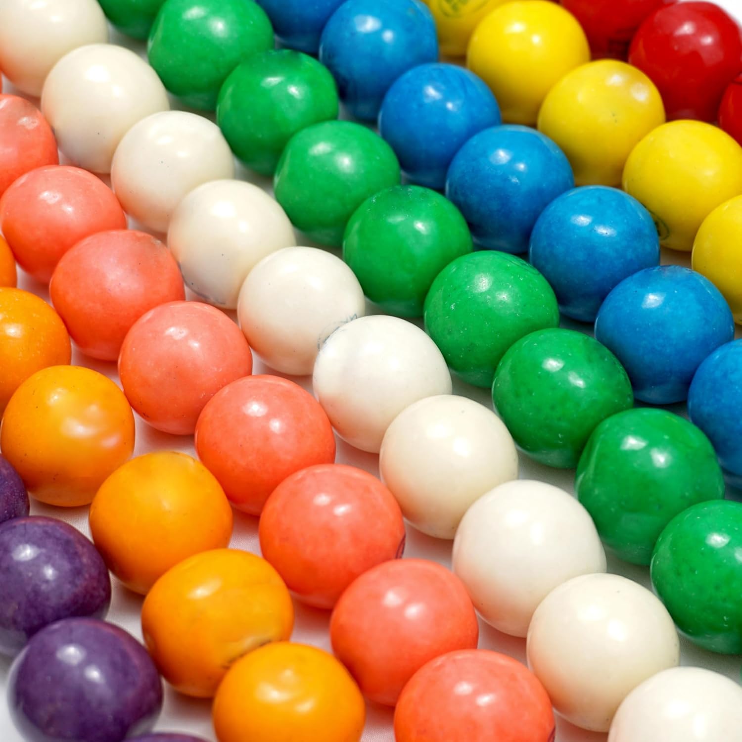 1 Inch Gumballs for Gumball Machine, Approx. 220 Pieces, 4lb Bulk Bag, Large Gumballs, Bubble Gum Balls Assorted Fruit Flavored Bubble Gum, Gumball Machine Refills