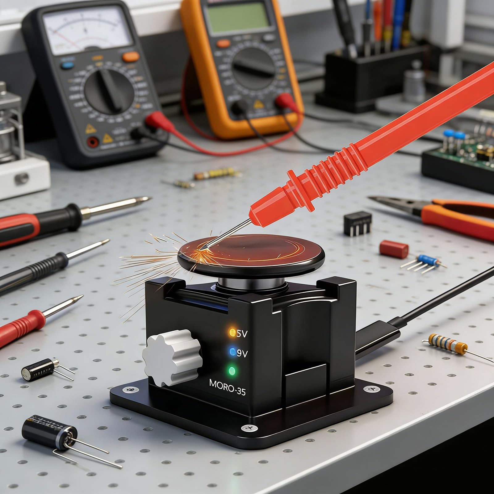 Efficiente lucidatrice rotativa Tensioni 5V-9V USB C interfacce di ricarica per vari materiali Finiture lisce Lucidatura Rettifica Disco piastra in alluminio per macchina piana