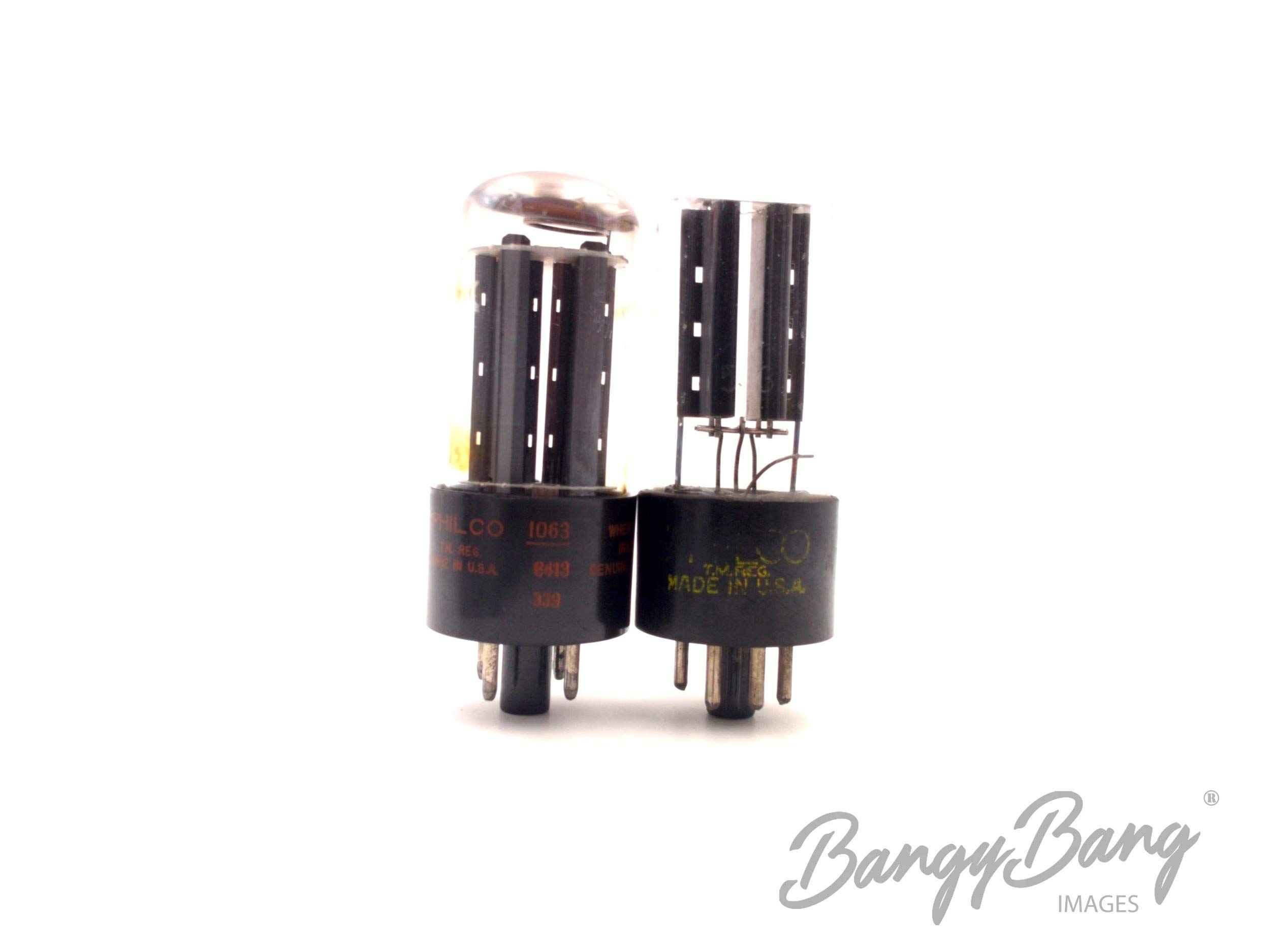 Matched Pair Philco 5Y3 Rectifier Guitar Amp. Tube- BangyBang Tubes