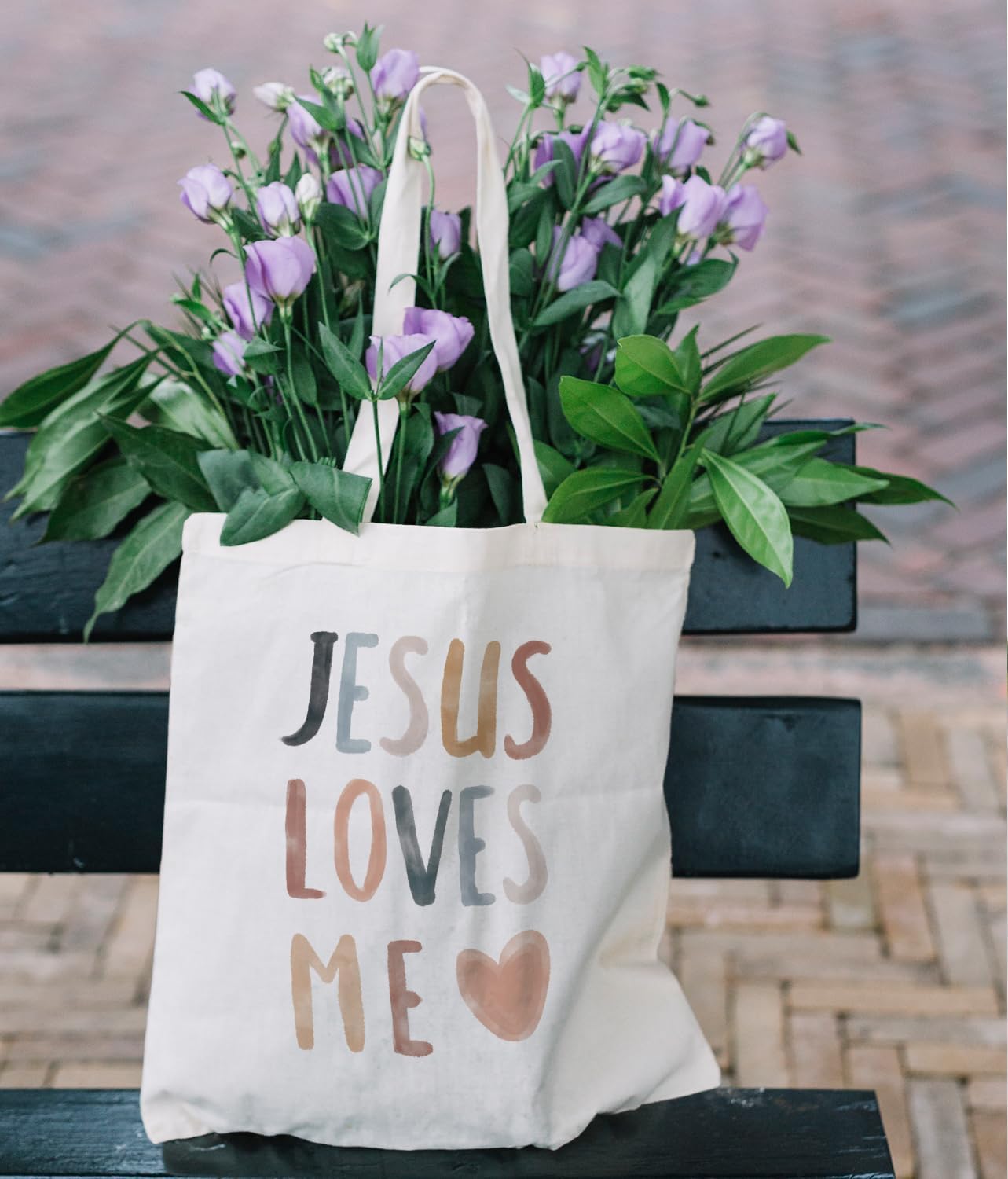Christian Tote Bag, Bible Bag, Bible Tote Bag, Bible Bags for Women, Baptism Gifts for Girl, Church Bag - Image 3