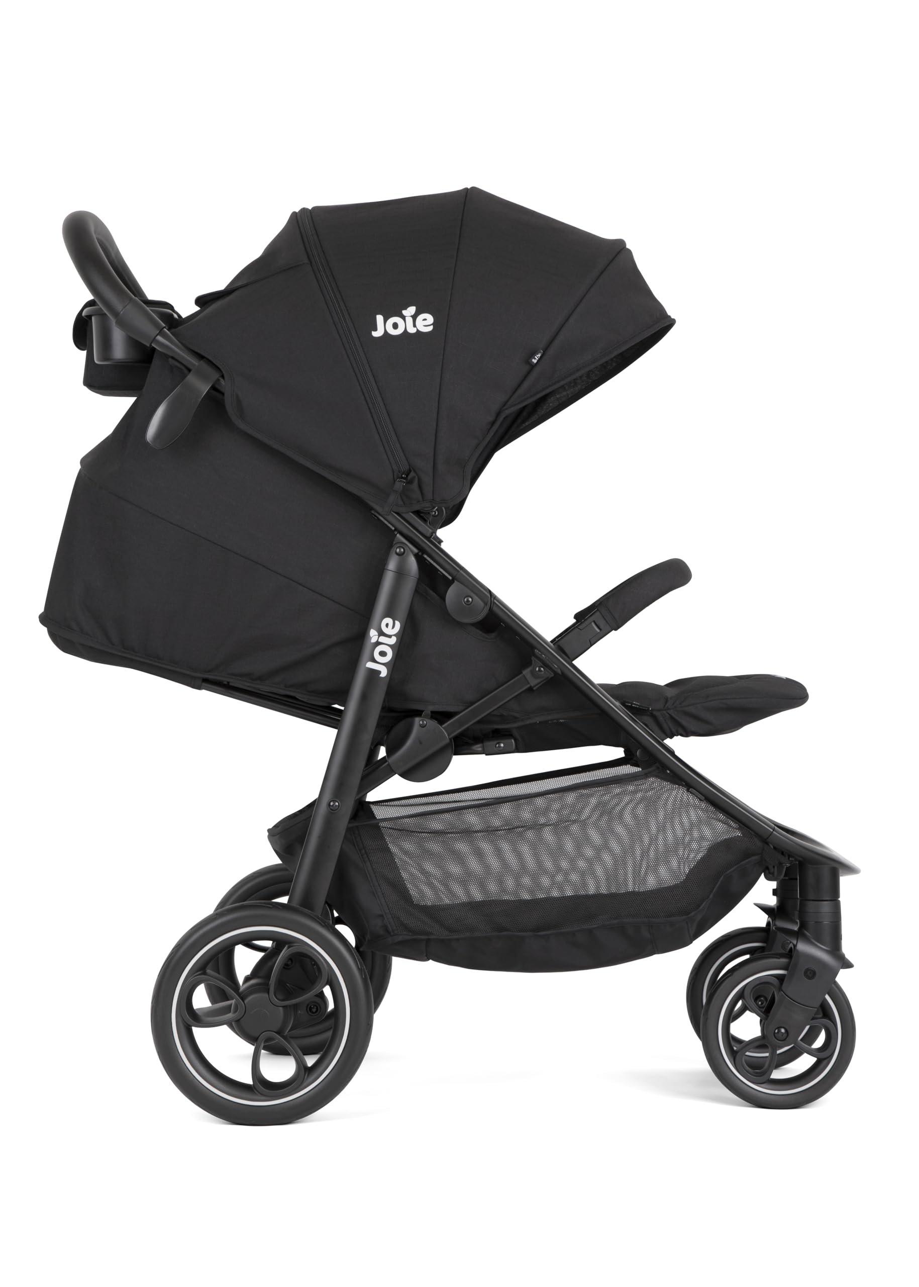 Joie Litetrax Buggy, kompakt faltbar, kompatibel mit Reisesystemen, Einhand-Liegeverstellung, 0–22 kg