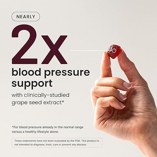 Miniatura 3 de Humann SuperBeets - Gomitas de corazón 3 en 1, 3 veces de absorción CoQ10, más extracto de remolacha y extracto de semilla de uva para una salud