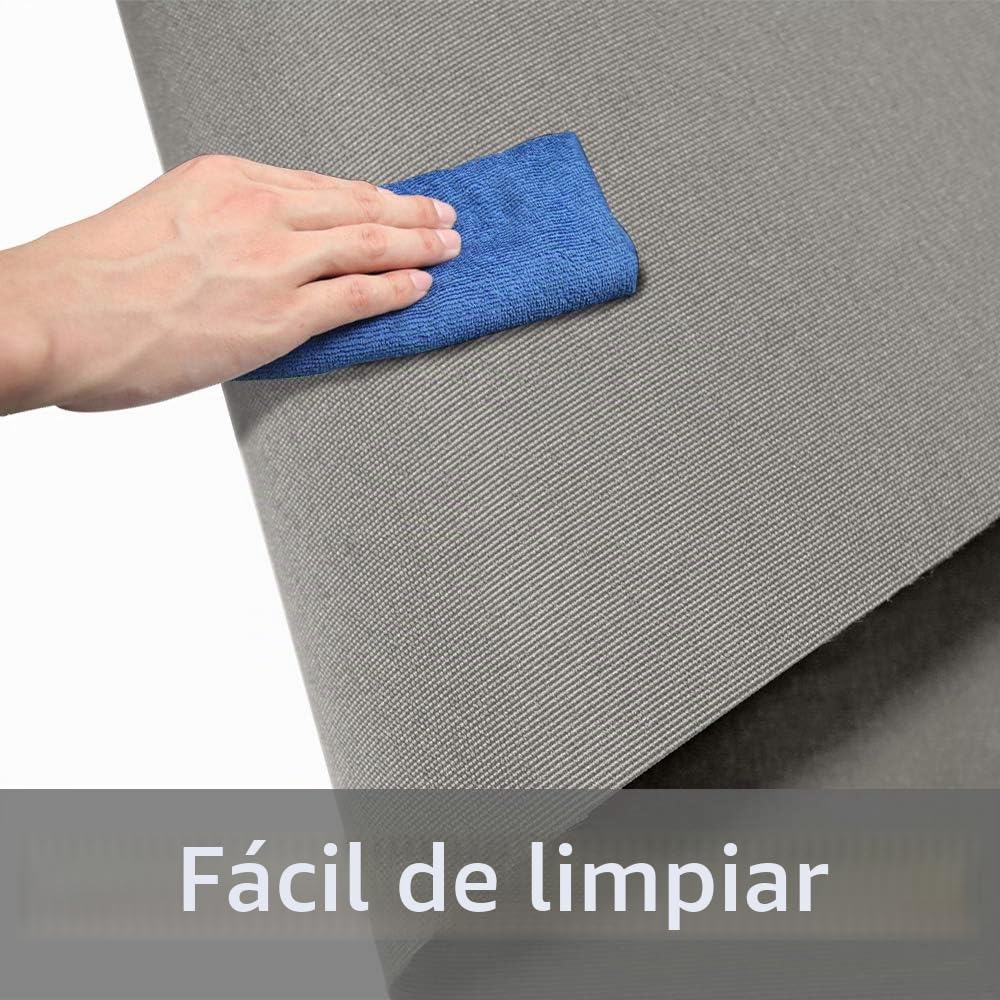 HENGMEI Toldo Vertical para Balcón y Terraza, Protección Solar Exterior, Gris, 140 x 140 cm