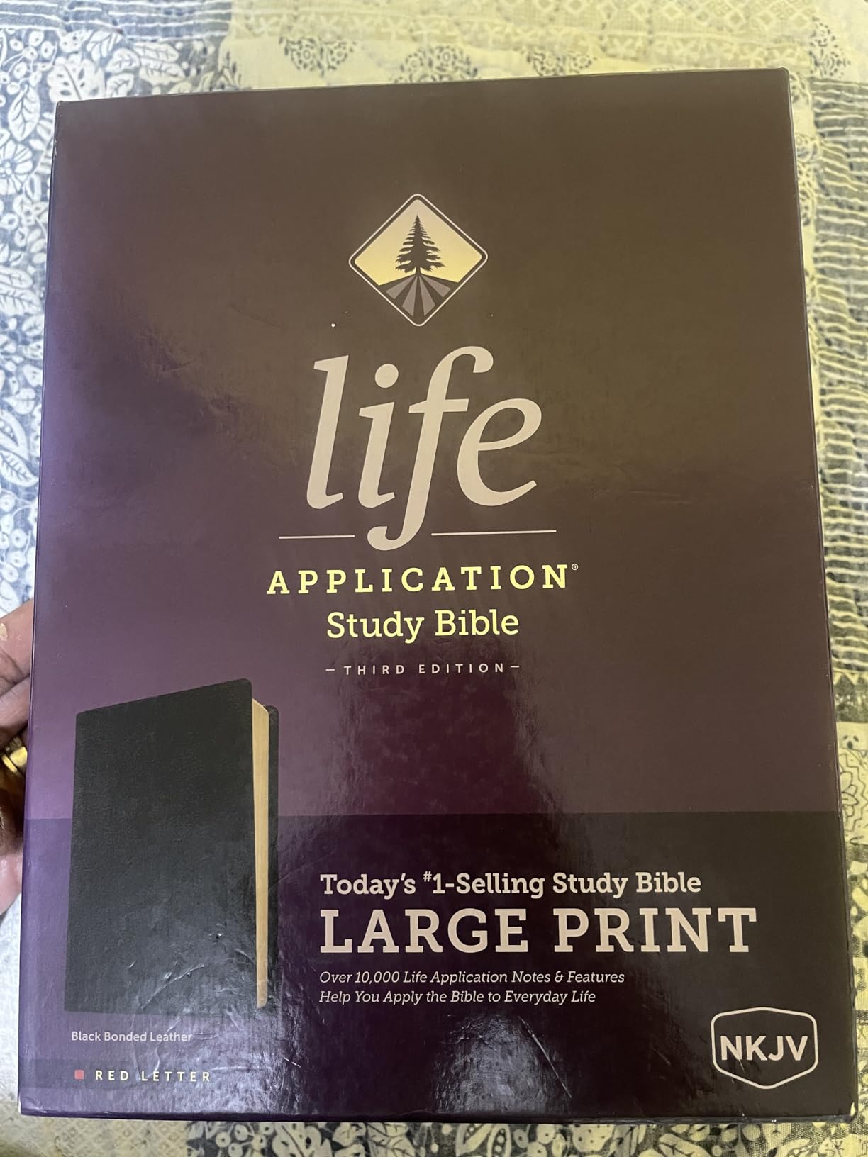 NKJV Life Application Study Bible, Third Edition, Large Print (Bonded ...