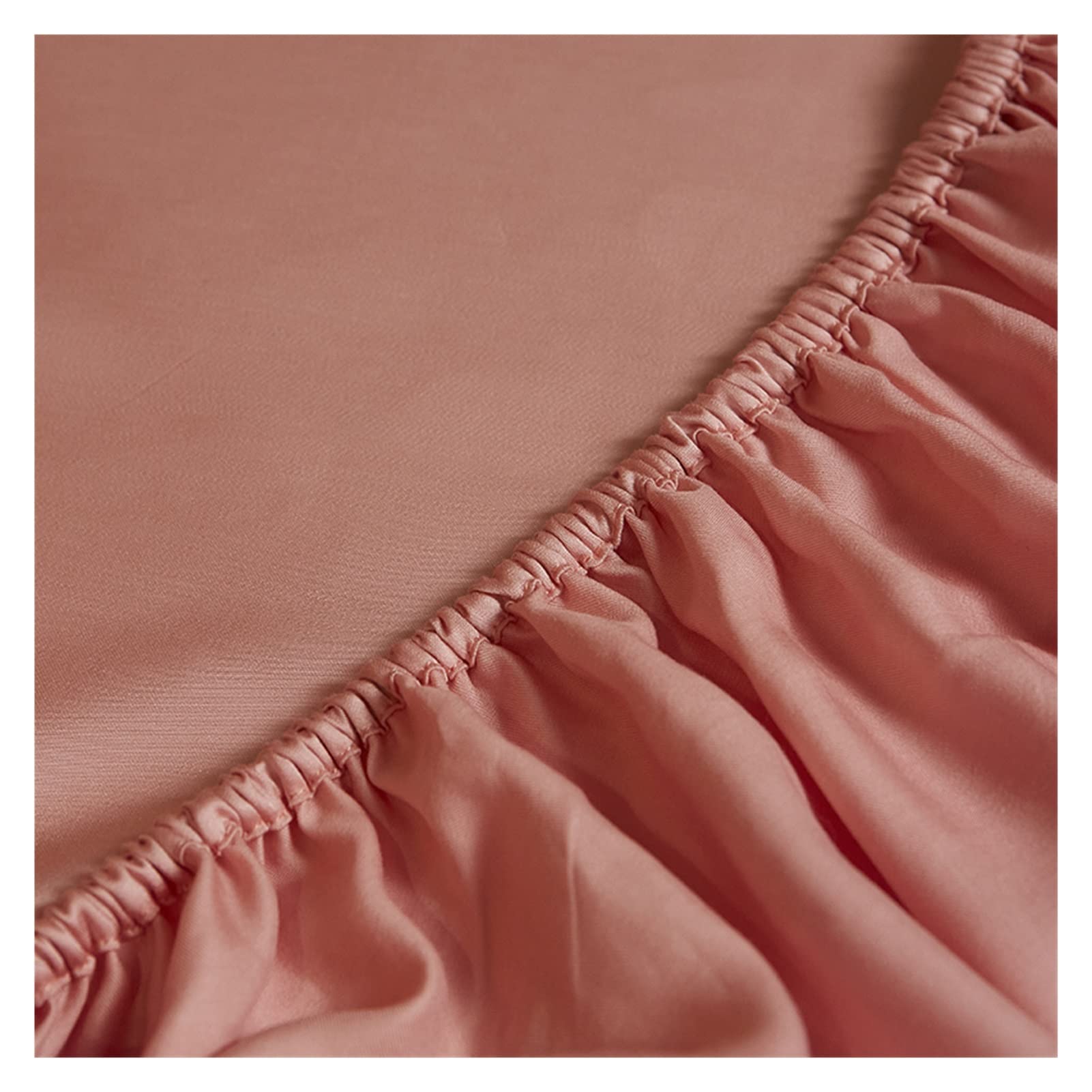 Lenzuola Rinfrescanti Lenzuolo con angoli in seta profonda 25 cm Coprimaterasso in vera seta Dimensioni personalizzate Lenzuola di lusso di fascia alta(Khaki,200x220x25cm)