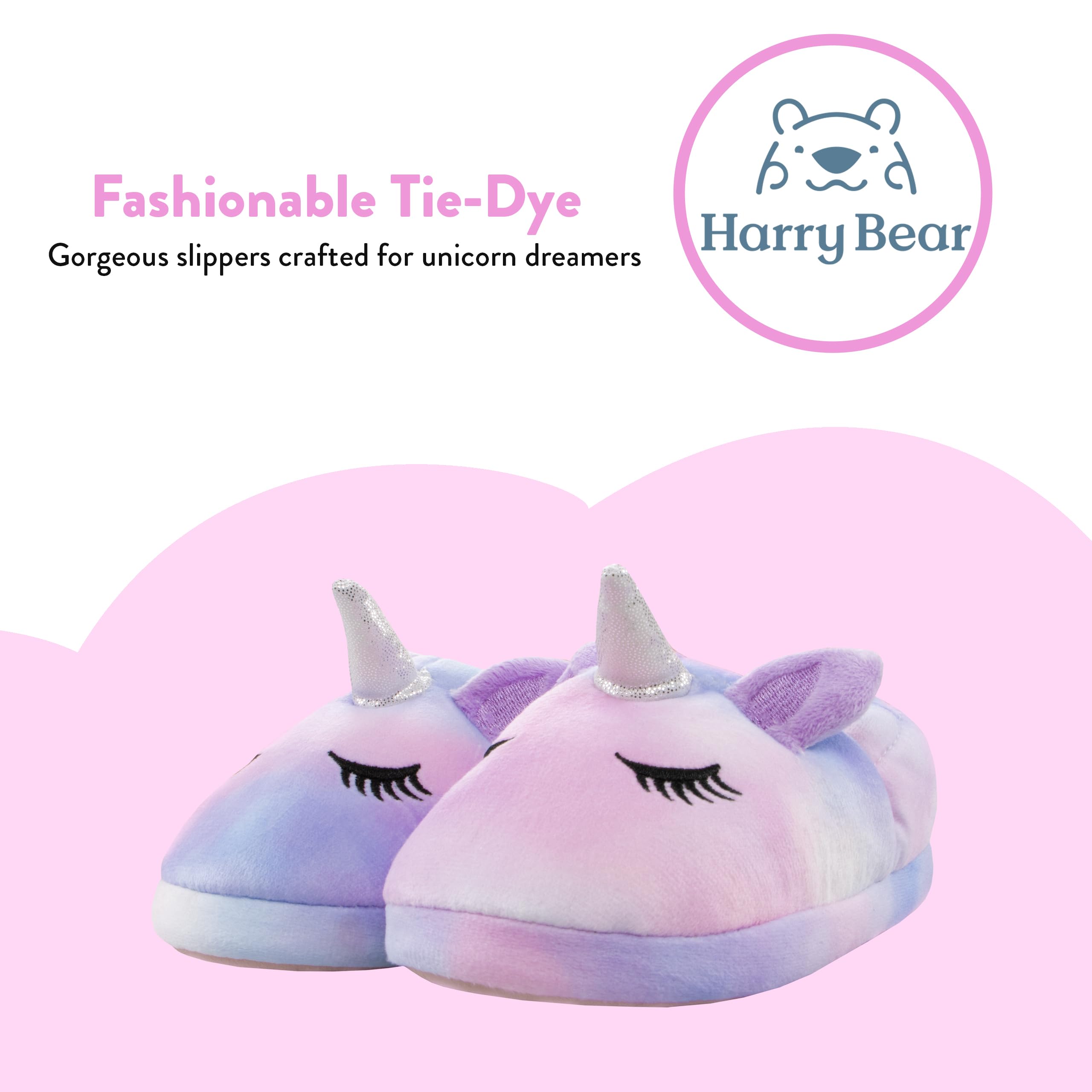 Harry Bear Licorn Chaussons | Pantoufles Fille | Chaussons Fille