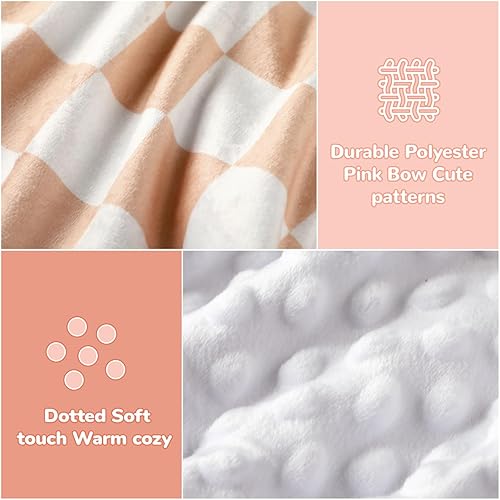 Miniatura 2 de Minky - Funda de asiento de automóvil a cuadros color caqui, fundas de asiento de automóvil de invierno cálidas con apertura suave para bebé recién