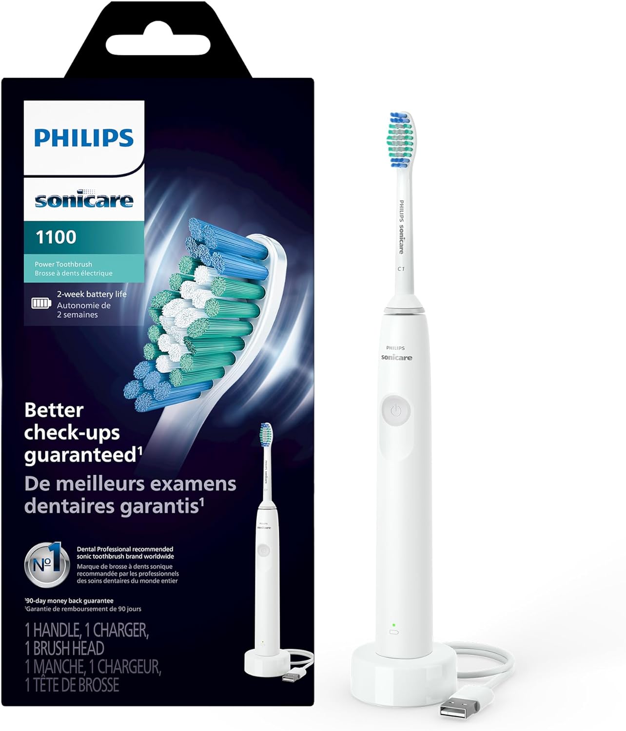 Photo 1 of ***NON REFUNDABLE***
Philips Sonicare 1100 Power Toothbrush, Rechargeable Electric Toothbrush, White Grey HX3641/02