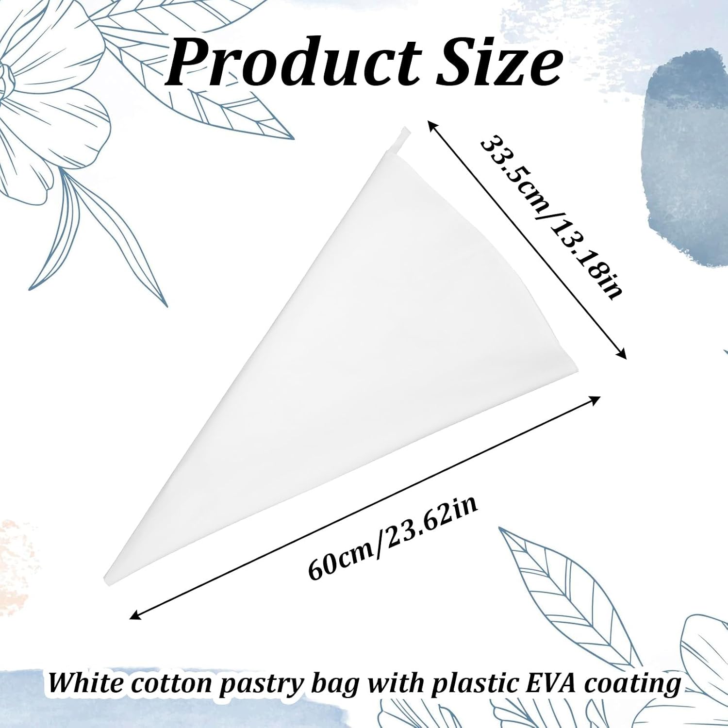 4 Pcs 24 Inch Reusable Pastry Bags, Large Piping Bags