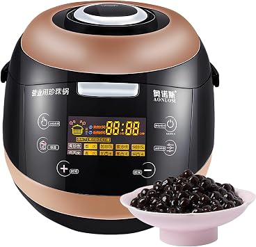 Tapioca Hot Pot, Milk Tea Pot, 100 V, Milk Tea Pot, Large Capacity, Tapioca Rice Cooker, Boom Pot, Automatic, Heat Retention, Pearl, Tapioca, Potato Round Milk Tea Shop, Commercial Use