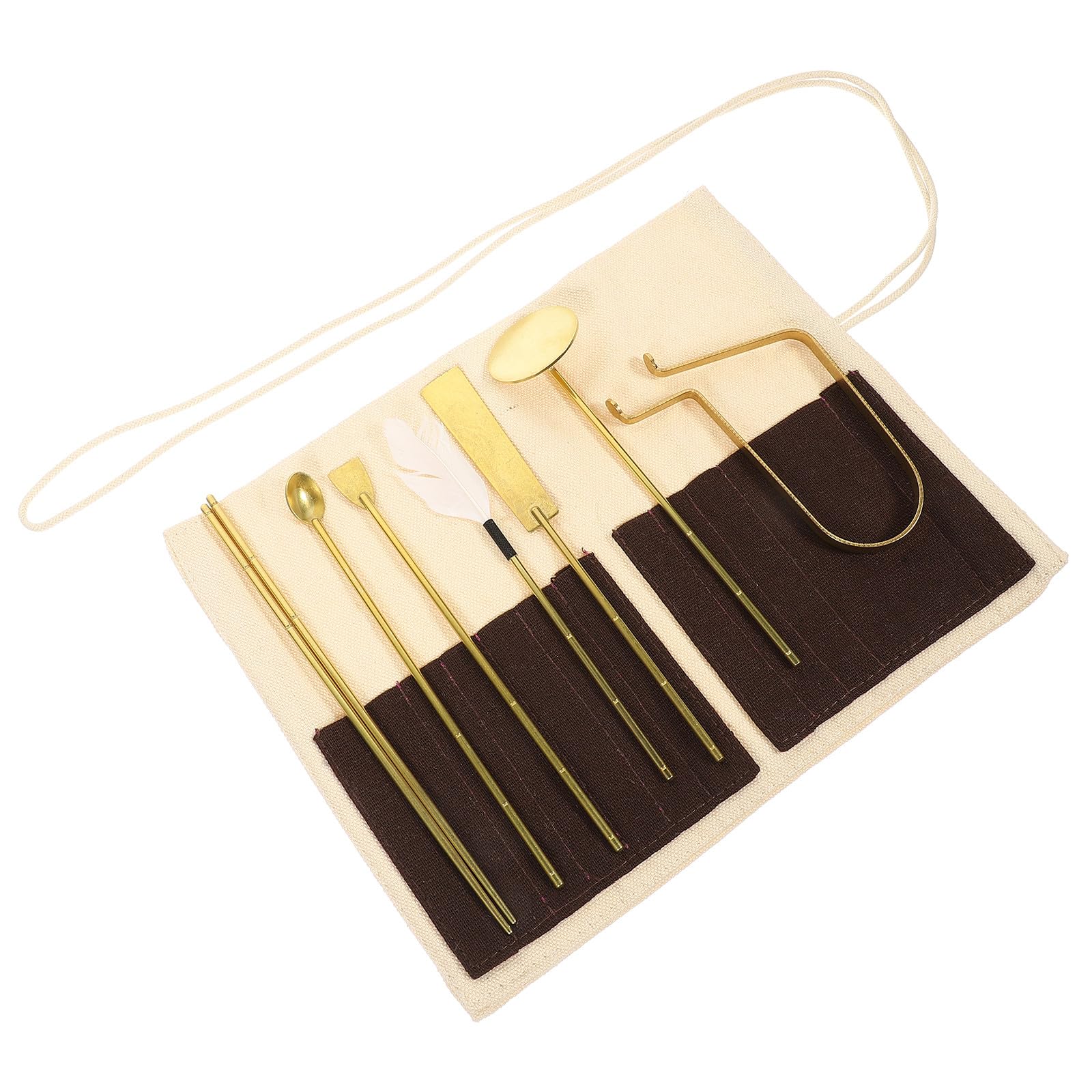 Ensemble pour poudre de parfum et kit brûleur en laiton ergonomique