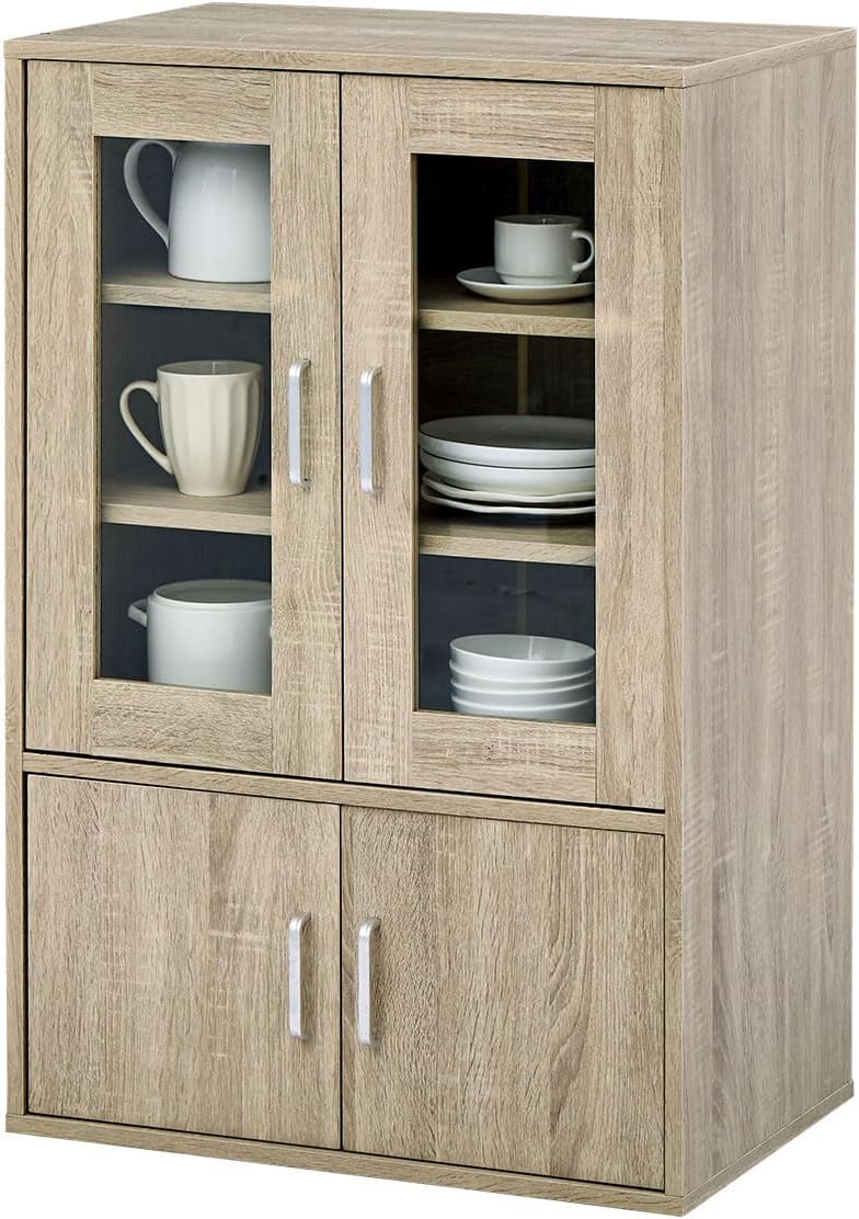 美品‼️】ニトリ 90cm幅キッチンボード 食器棚 収納家具 鏡面仕上げ