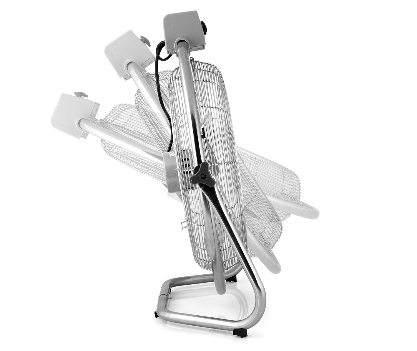 Orbegozo PWO 1952 - Ventilador industrial, aspas 50 cm de diámetro, 3 velocidades de ventilación, cabezal oscilante multiorientable, asa de transporte, 130 W