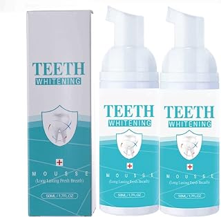 2 Pcs Teeth Whitening Mousse Foam,Toothpaste Mouthwash,Foam Toothpaste Remove Stains,Long-Lasting Freshness.