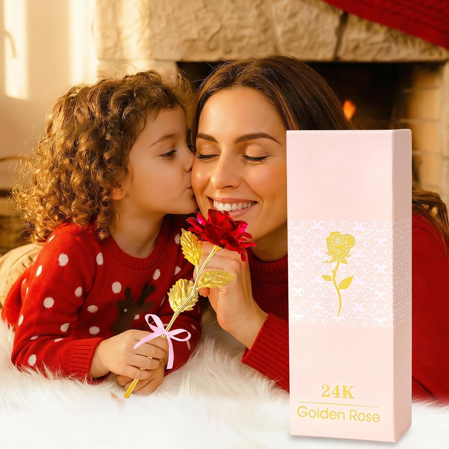 Befinr Mothers Day Rose Gifts for Mom, Women Mom Gifts for Brithday, Galaxy Glass Rose Forever Preserved Flowers Eternal Crystal Roses Mother's Rose Gifts for Grandma Daughter Wife Girlfriend
