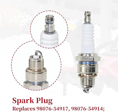 Miniatura 7 de Paletas de goma HS35 con correa en V 22431-727-013 23161-952-771 sustituye a 1003375, 1003391, 72521-730-003, 72552-730-003 para Honda HS355 Un