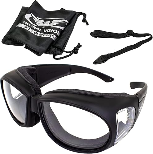 Miniatura 10 de Global Vision Lentes de sol acolchados de seguridad especiales para motociclista Outfitter