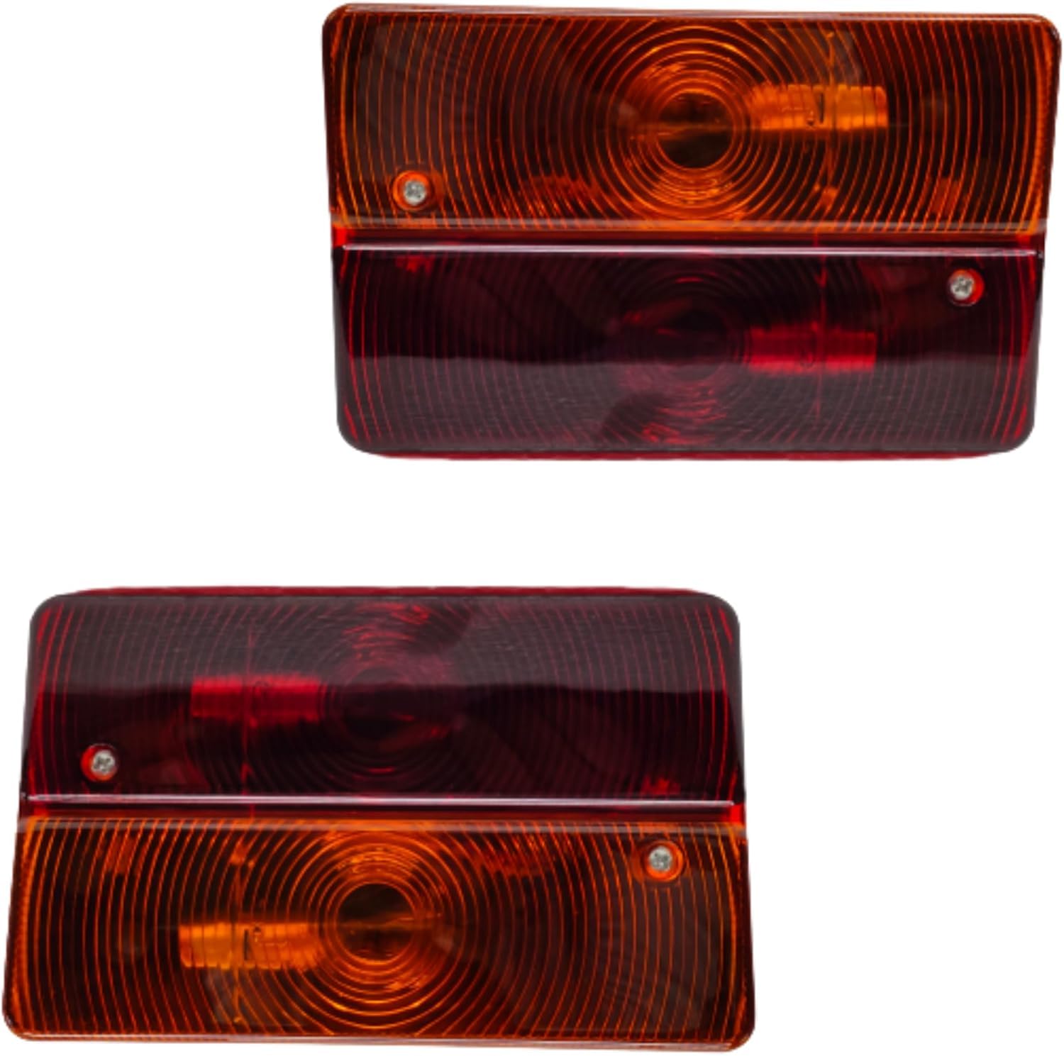 Fanali posteriori di arresto posteriori per modelli 1400B 1550B 1600B 1700B JCB 3CX 4CX LOADING SHOVEL 926 Facile da installare Design durevole Fanale posteriore affidabile(rosso/ambra)(grande)