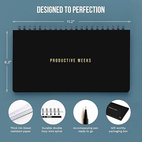 Miniatura 6 de Agenda semanal sin fecha 2025 Agenda diaria para lista de tareas, bloc de notas, planificador diario tareas escolares mensuales, planificadores