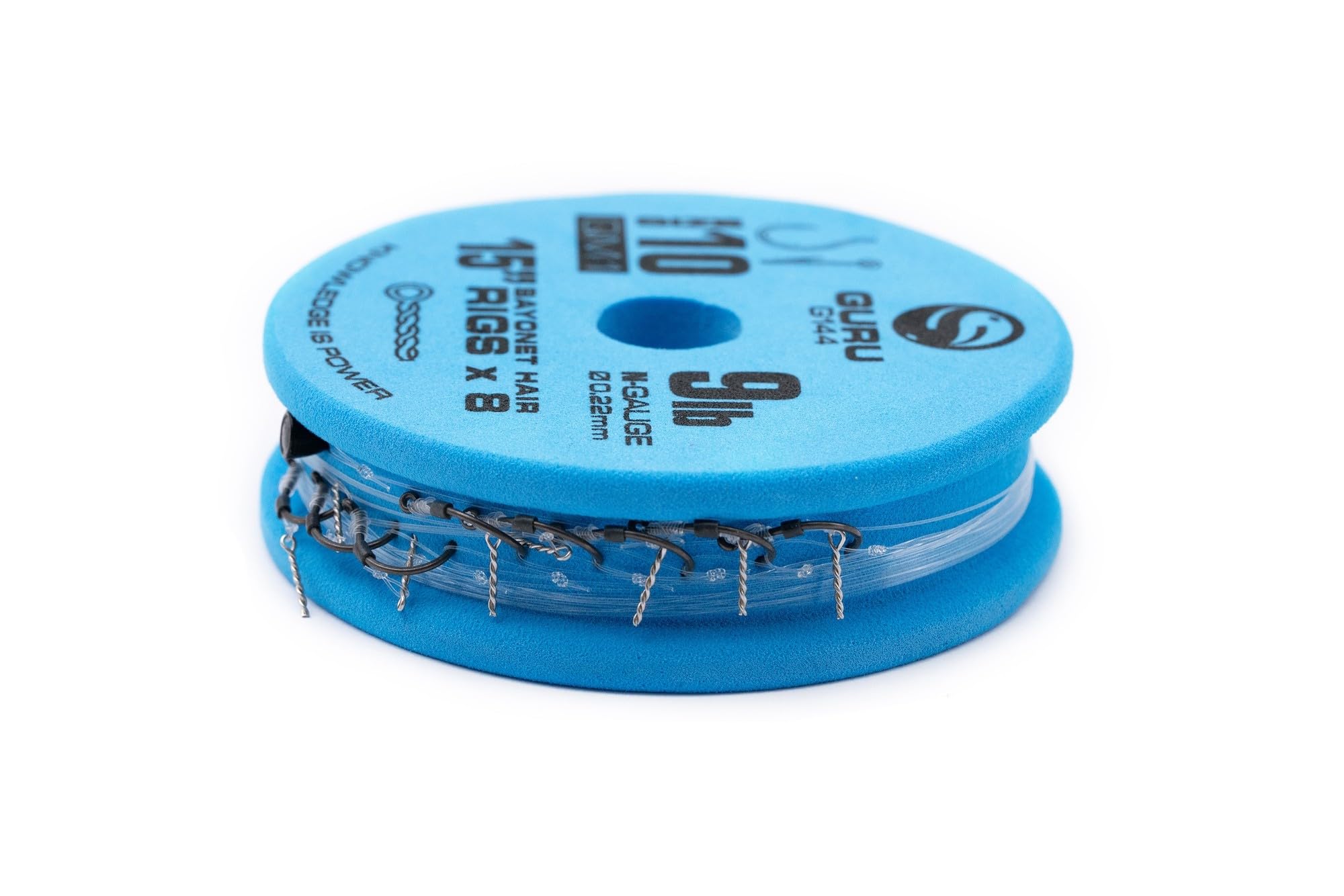 Guru QM1 15" Bayonet Hair Rigs Barbless (Size 10 9lb)