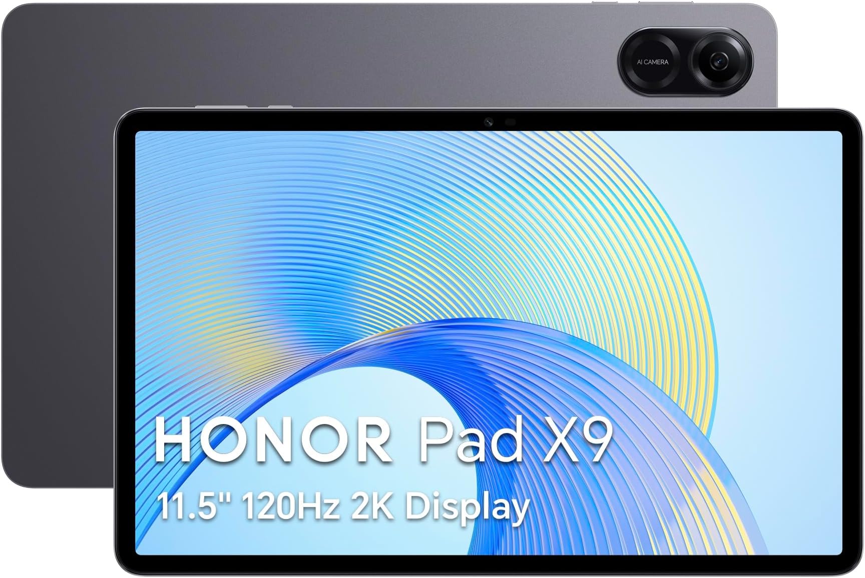 Pad X9, 11.5-inch Wi-Fi Tablet, 4GB+128GB, 120Hz 2K Fullview Display, 6 Speakers, Android 13, Space Grey