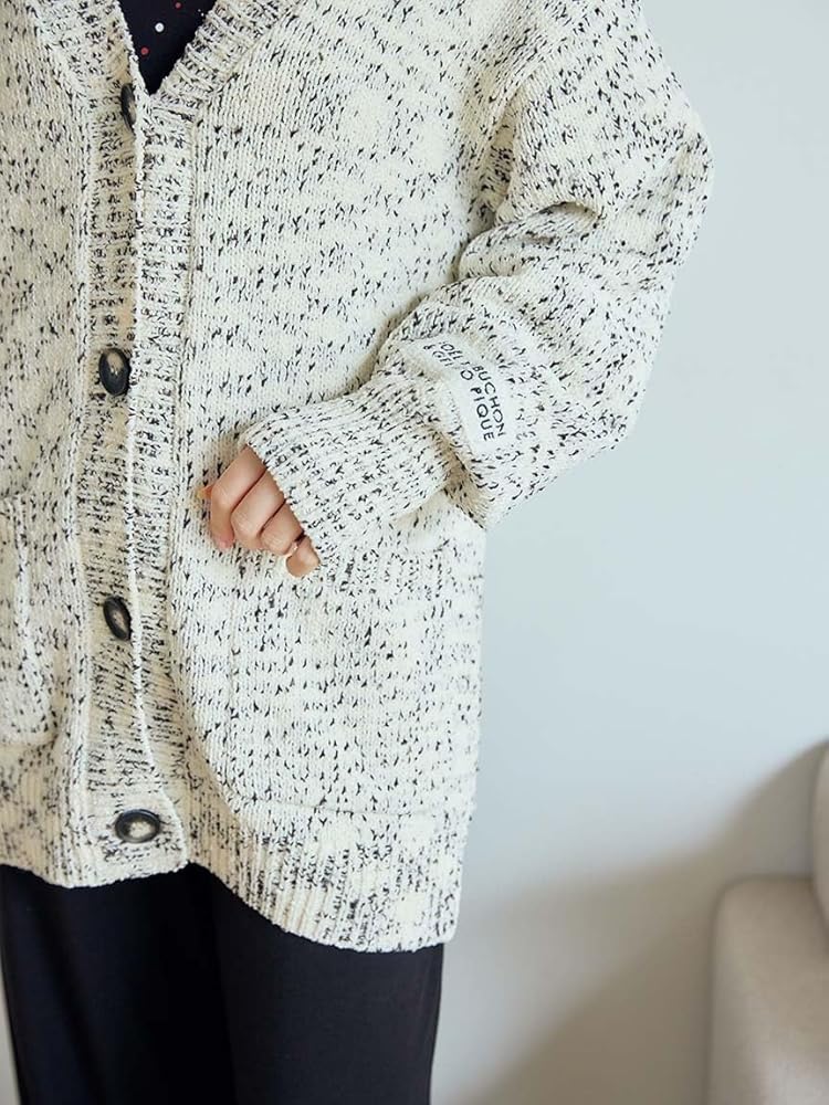 Amazon | [ジェラート ピケ] Joël Robuchon スフレロングカーディガン