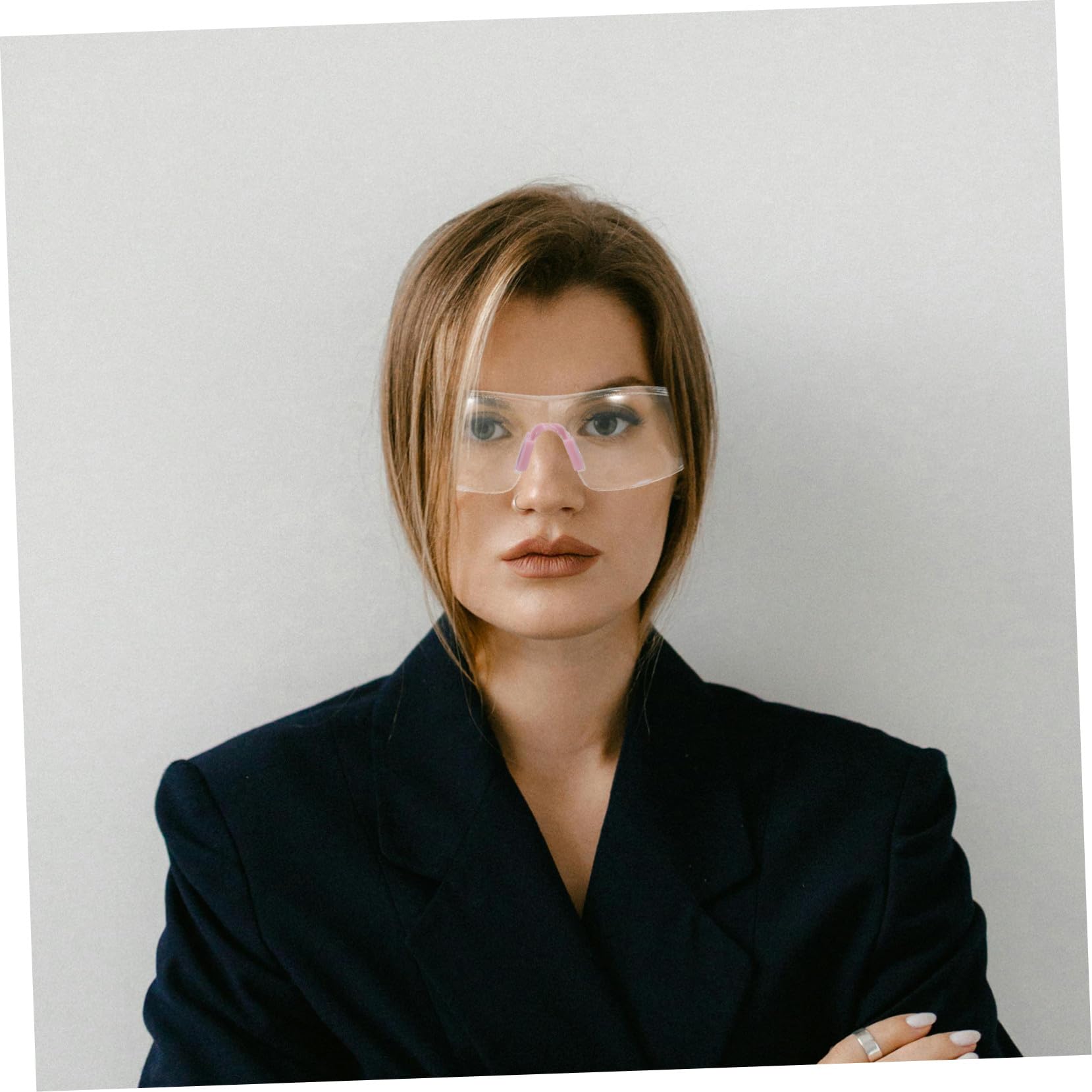 Toddmomy Lunettes de Protection Anti-poussière et Anti-buée Coupe-vent Légères Protection Oculaire Résistante Aux Éclaboussures pour Cyclisme et Travaux Industriels
