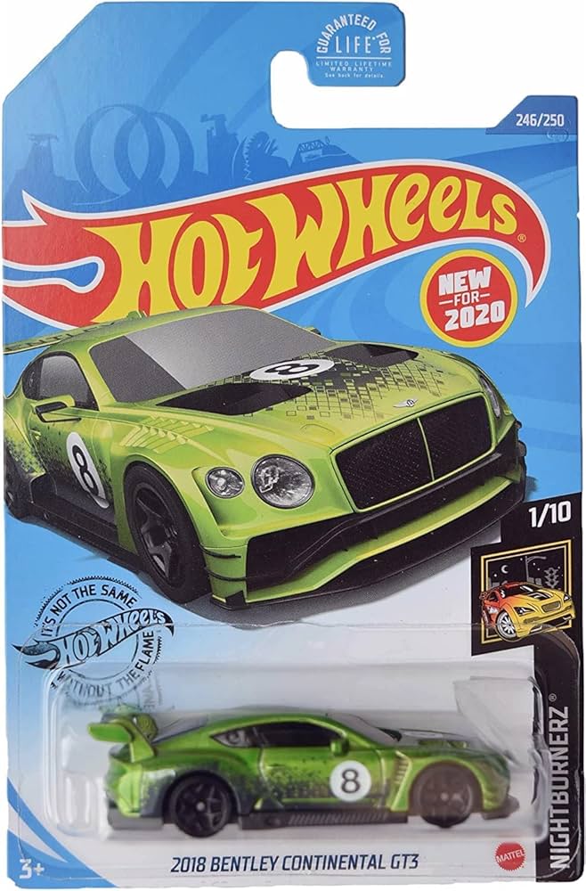 新品10個セット　ホットウィール　 2018 ベントレー コンチネンタル GT3 Amazon.com: Hot Wheels 2018 Bentley Continental GT3