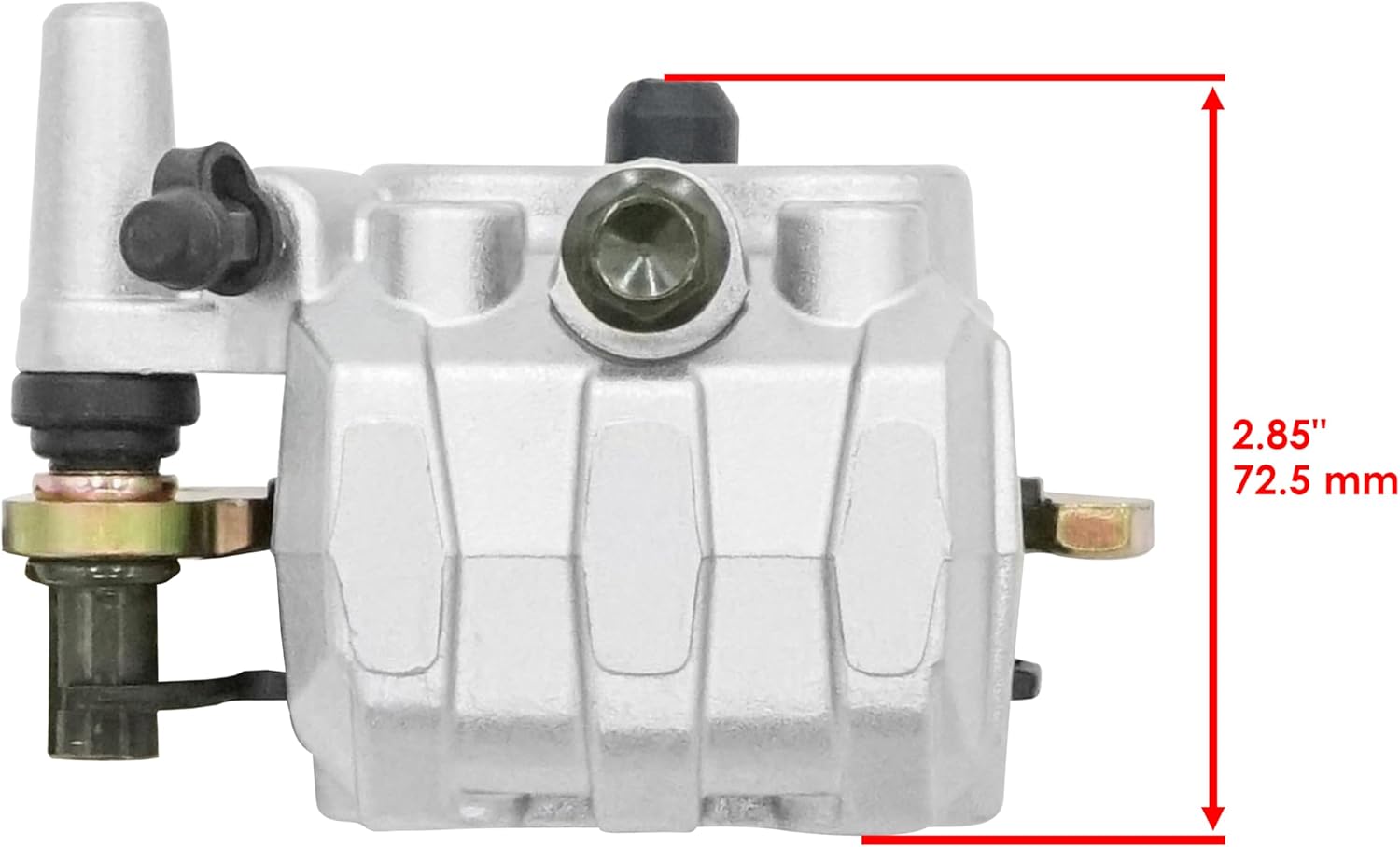 Caltric Front Left and Right Brake Caliper Disc Pads Compatible with Yamaha Rhino 450 YXR450 4X4 2006 2007 2008 2009