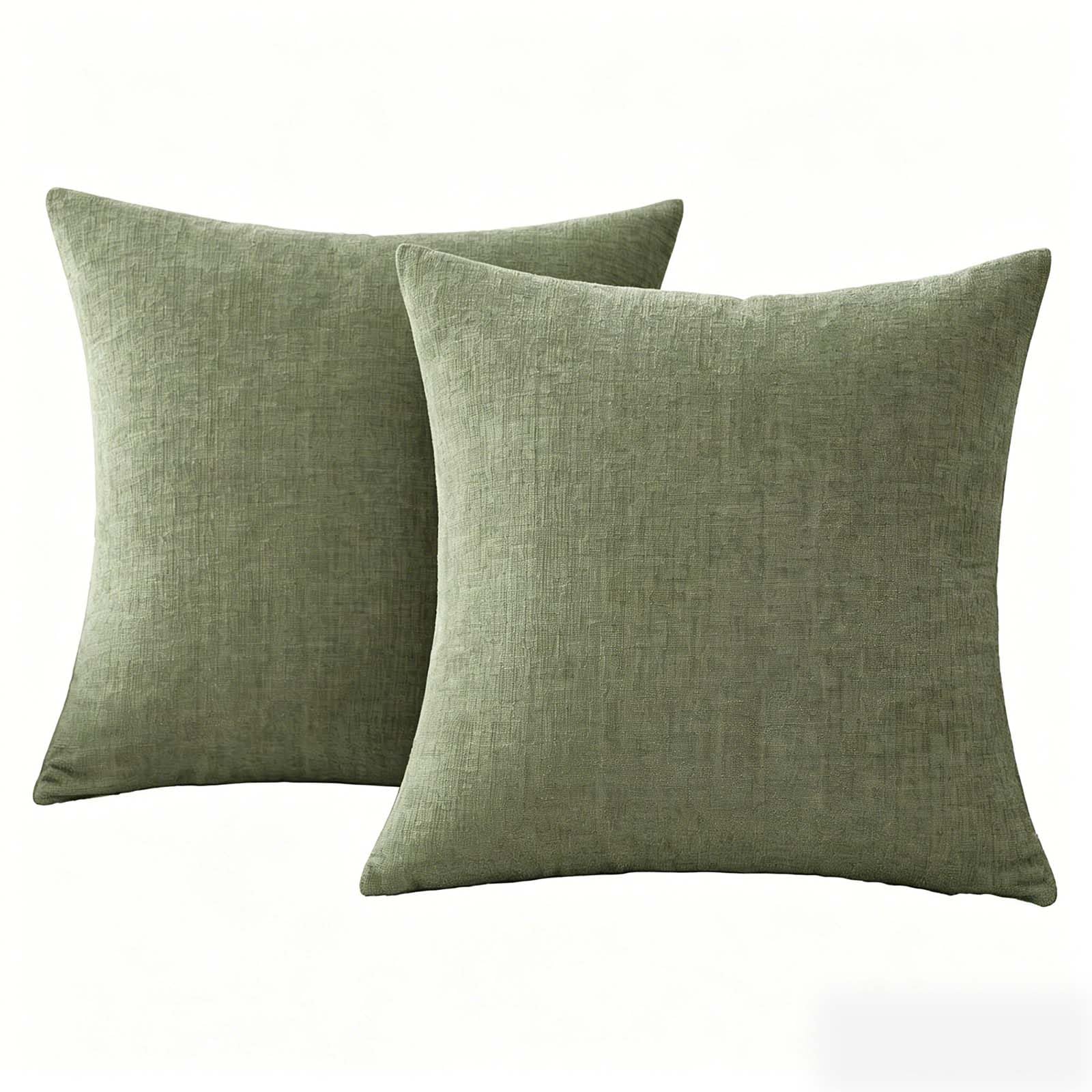 BCCIAPLN Couch Throw Pillow Covers,Soft Decorative Chenille,Farmhouse