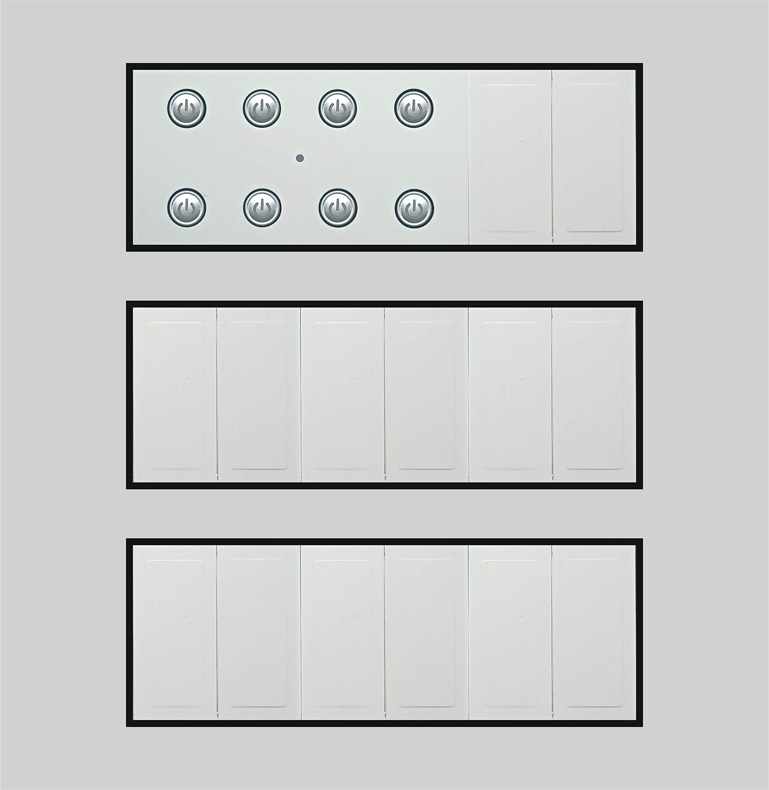 Smarteefi 8 Port customizable WiFi Smart Switch Board | Guaranteed Schedules works without internet| Customize with add-on modules | Compatible with Alexa & Google Home (Size: 18M (220mmx226mmx40mm))-image-39
