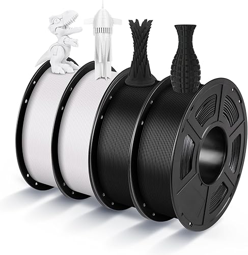 ANYCUBIC Paquete de filamentos PLA para impresora 3D de 8.8 lbs, filamento PLA para impresión 3D de 0.069 in, precisión dimensional +- 0.001 in,