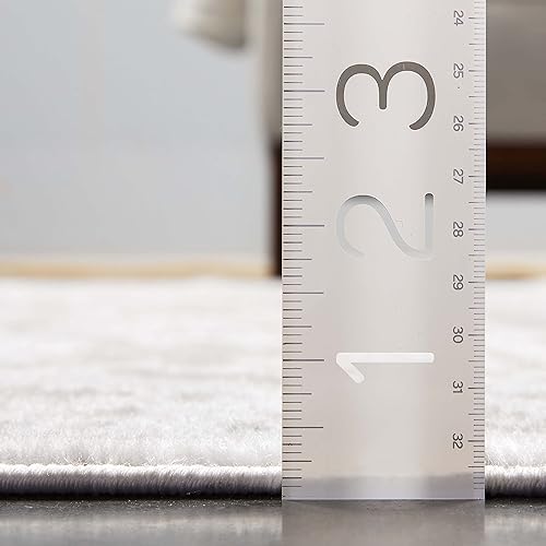 Miniatura 8 de Well Woven - Alfombra de corredor con diseño de lazo de Concetta marroquí enrejado gris estilo Kilim, de 2 pies y 3 pulgadas x 7 pies y 3 pulgadas