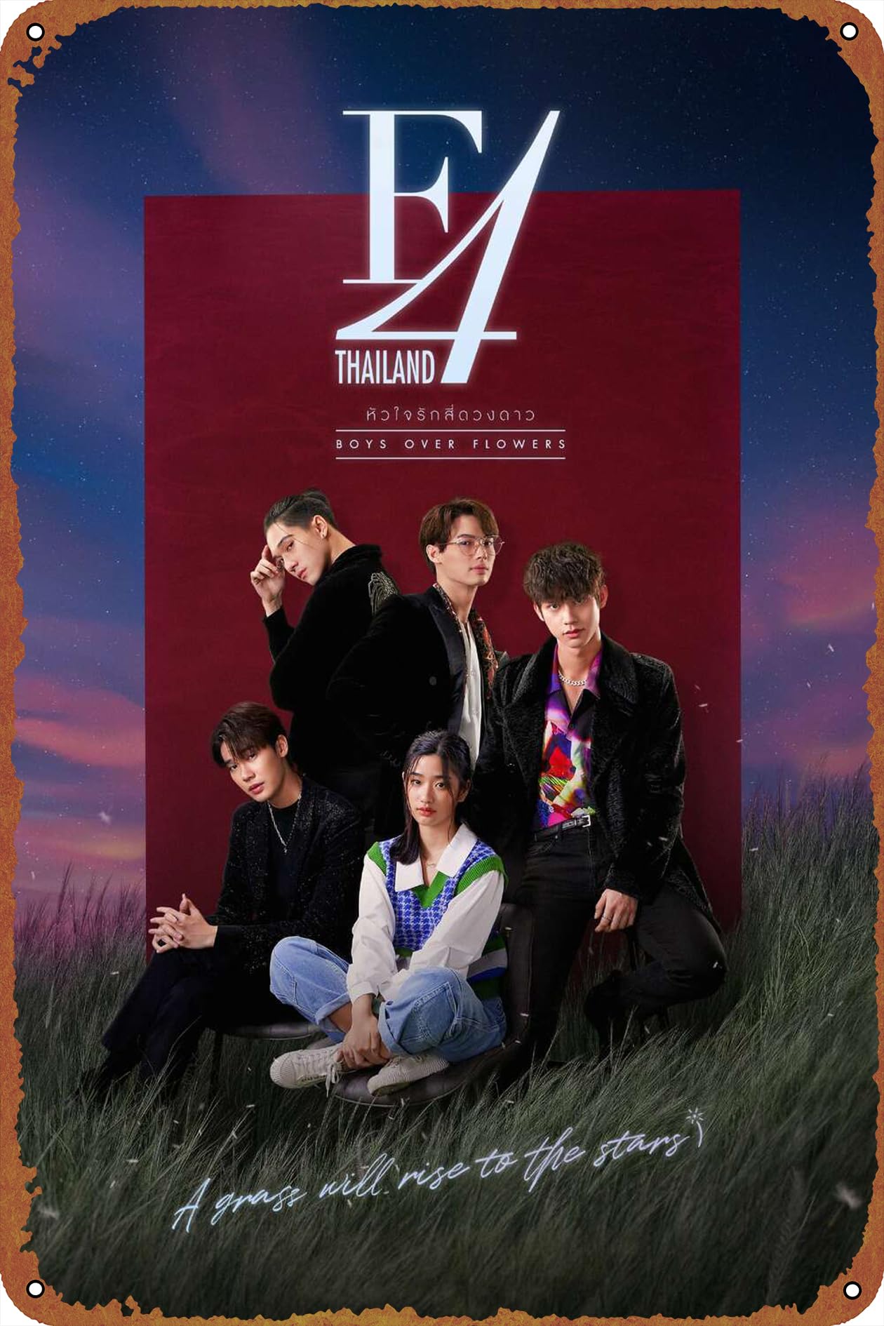 F4 Thailand: Boys Over Flowers Unique Metal Vintage Wall Decor