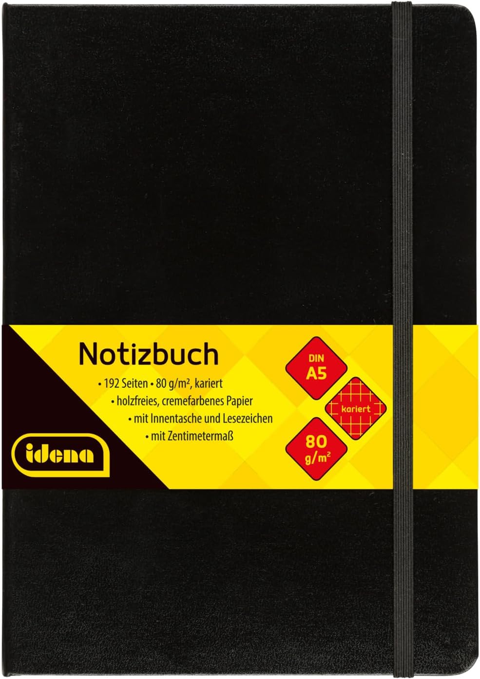 Dinora Notitieboek, A5, hardcover, geruit, PU-leer, 200 genummerde